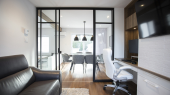 Résultat des travaux d'aménagement de la maison rénovée par Covem Construction