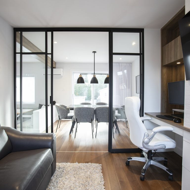 Résultat des travaux d'aménagement de la maison rénovée par Covem Construction