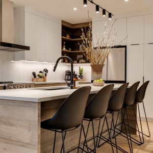 Résultat des travaux d'aménagement de la maison rénovée par Covem Construction