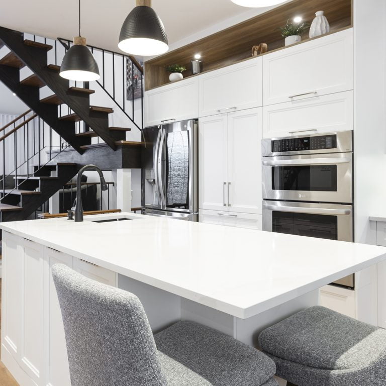 Résultat des travaux d'aménagement de la maison rénovée par Covem Construction