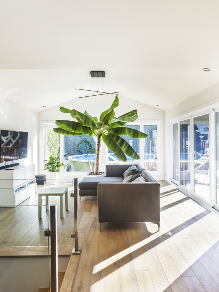 Résultat des travaux d'aménagement d'une maison rénovée par Covem Construction